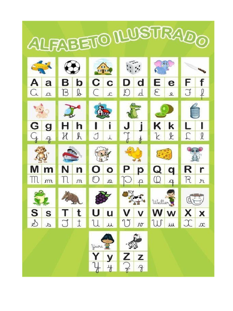 Alfabeto Ilustrado | PDF