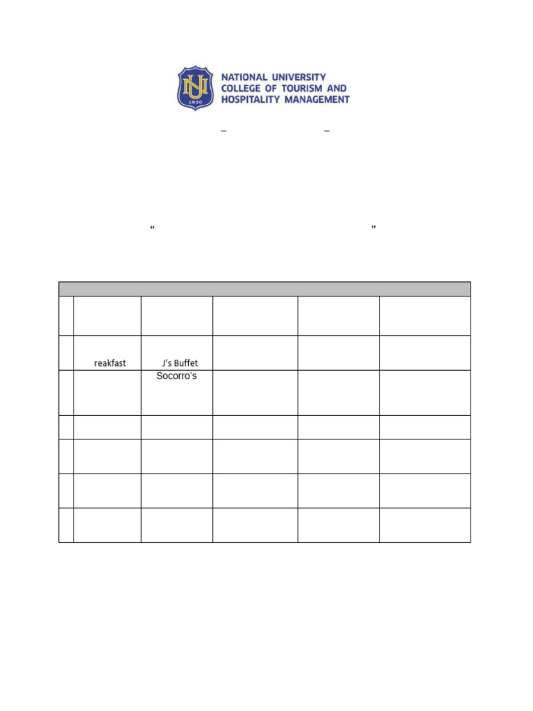 RECLEM Off-campus Off Campus Reflective Asses_Beros | PDF | Tourism