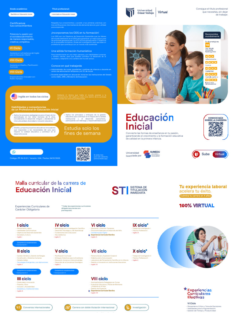 Formación en Educación Inicial y ODS | PDF | Educación de la primera ...
