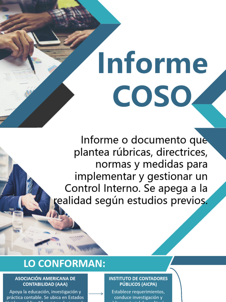 Informe COSO sobre Control Interno | PDF | Auditoría | Contabilidad