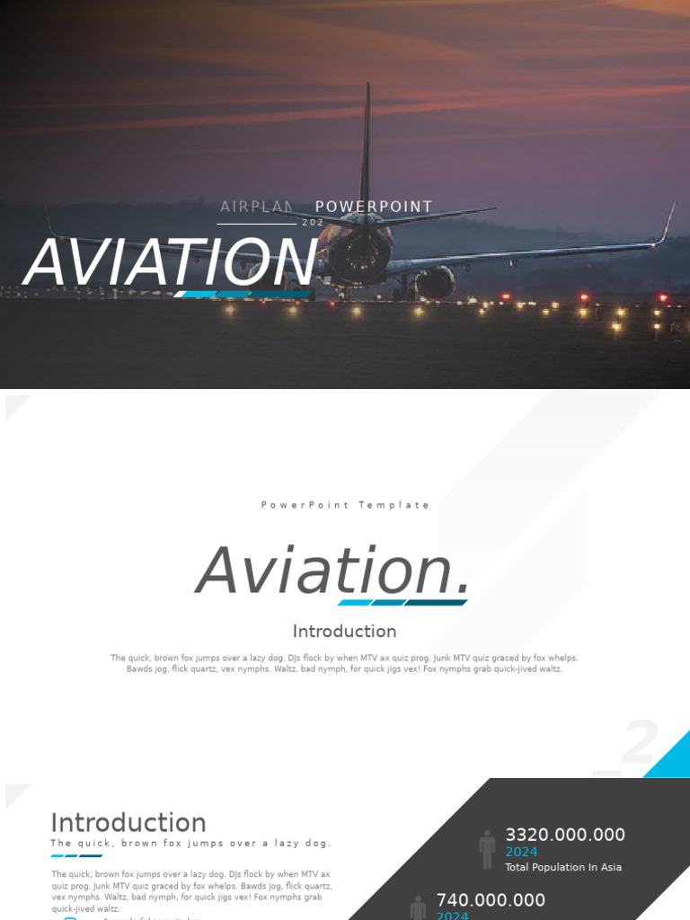 Aviation PowerPoint Presentation 2025 | PDF
