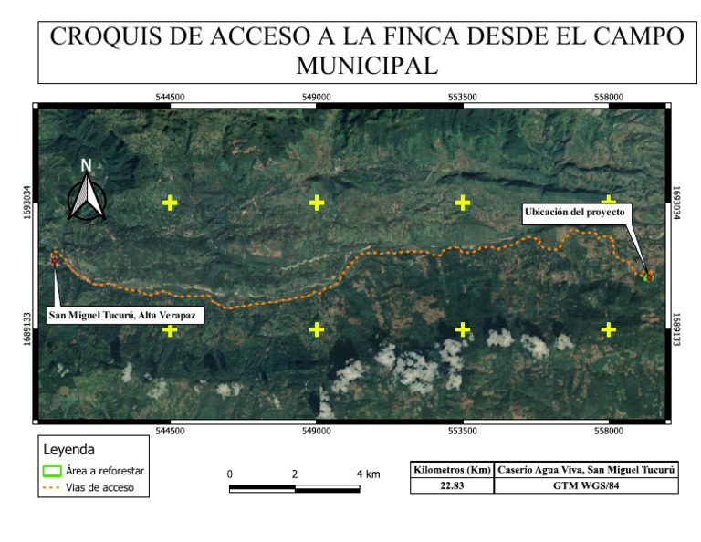 Croquis de Acceso A La Finca Desde El Campo Municipal. | PDF