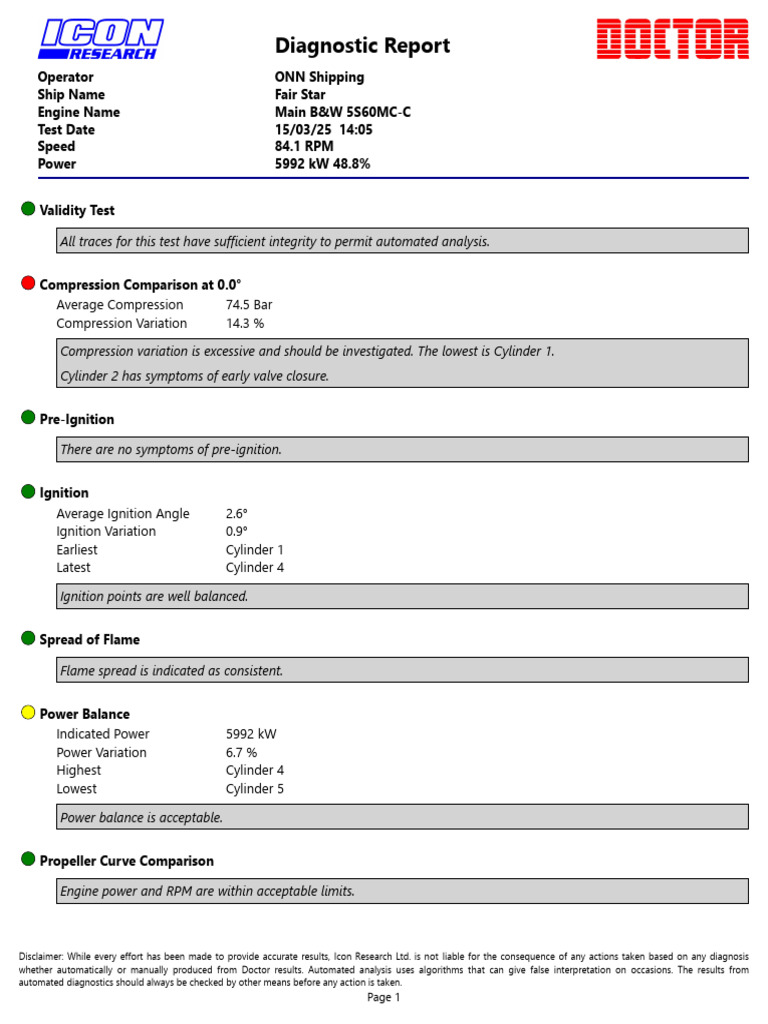 Engine Diagnostics for Fair Star | PDF | Mechanical Engineering | Machines