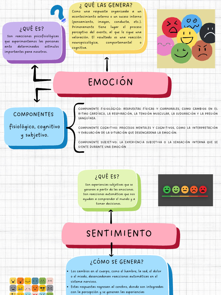 Componentes y Tipos de Emociones | PDF | Las emociones | Sicología
