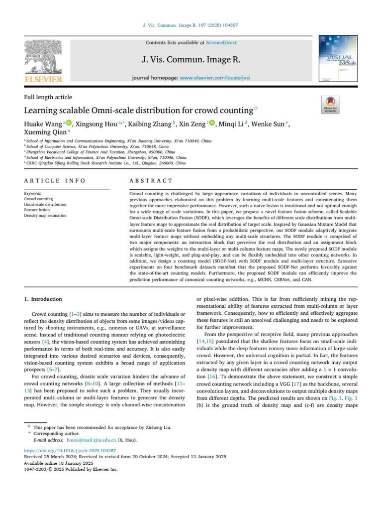 Learning Scalable Omni Scale Distribu 2025 Journal of Visual ...