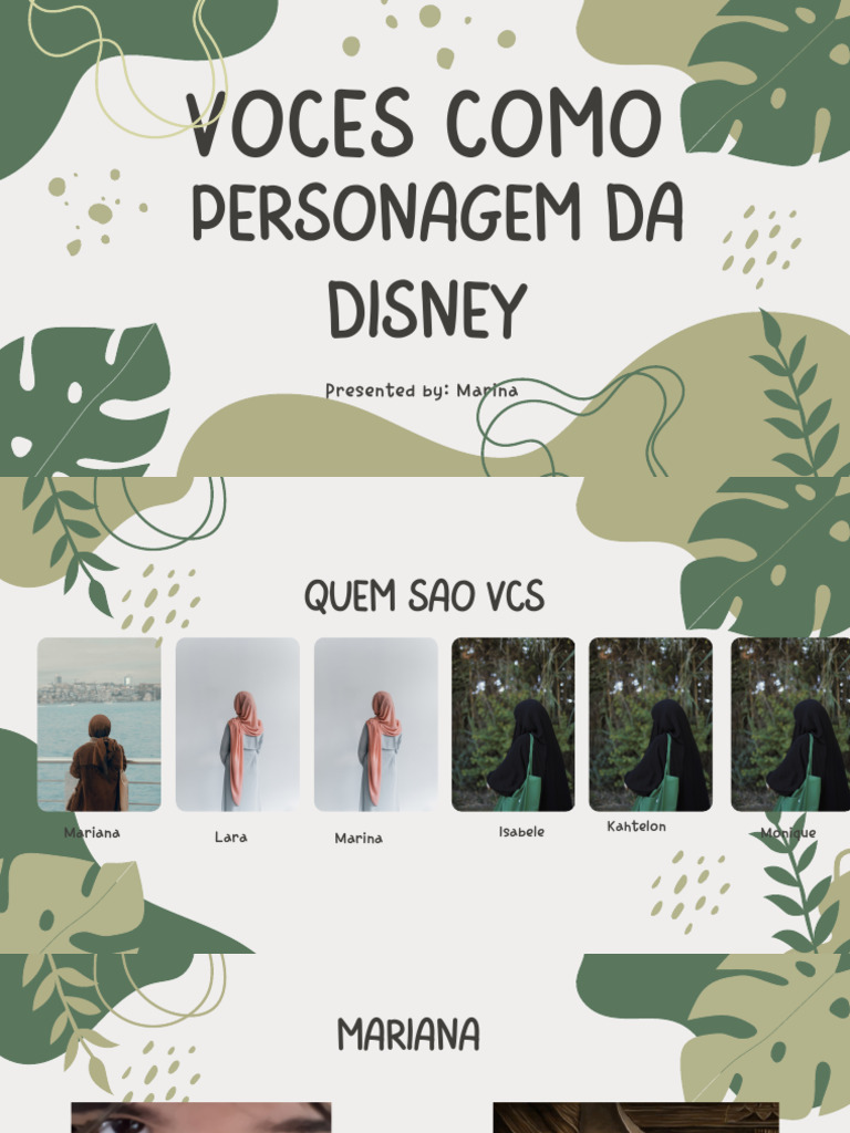Discussão sobre Personagens da Disney | PDF