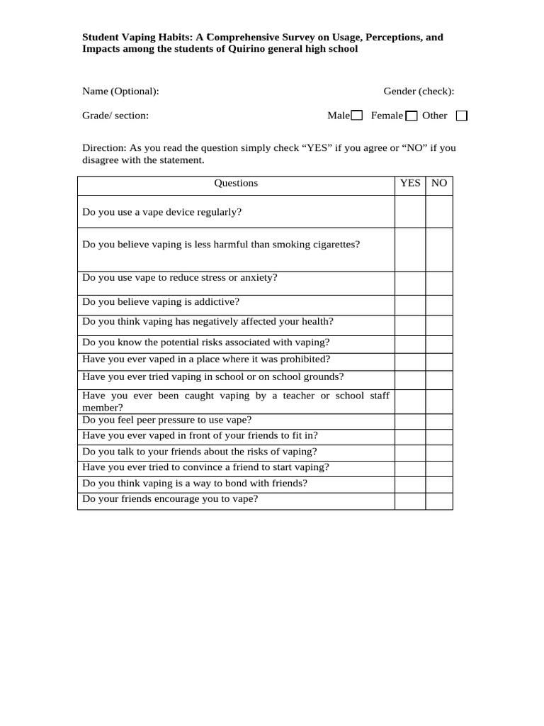 Eapp Questionares | PDF