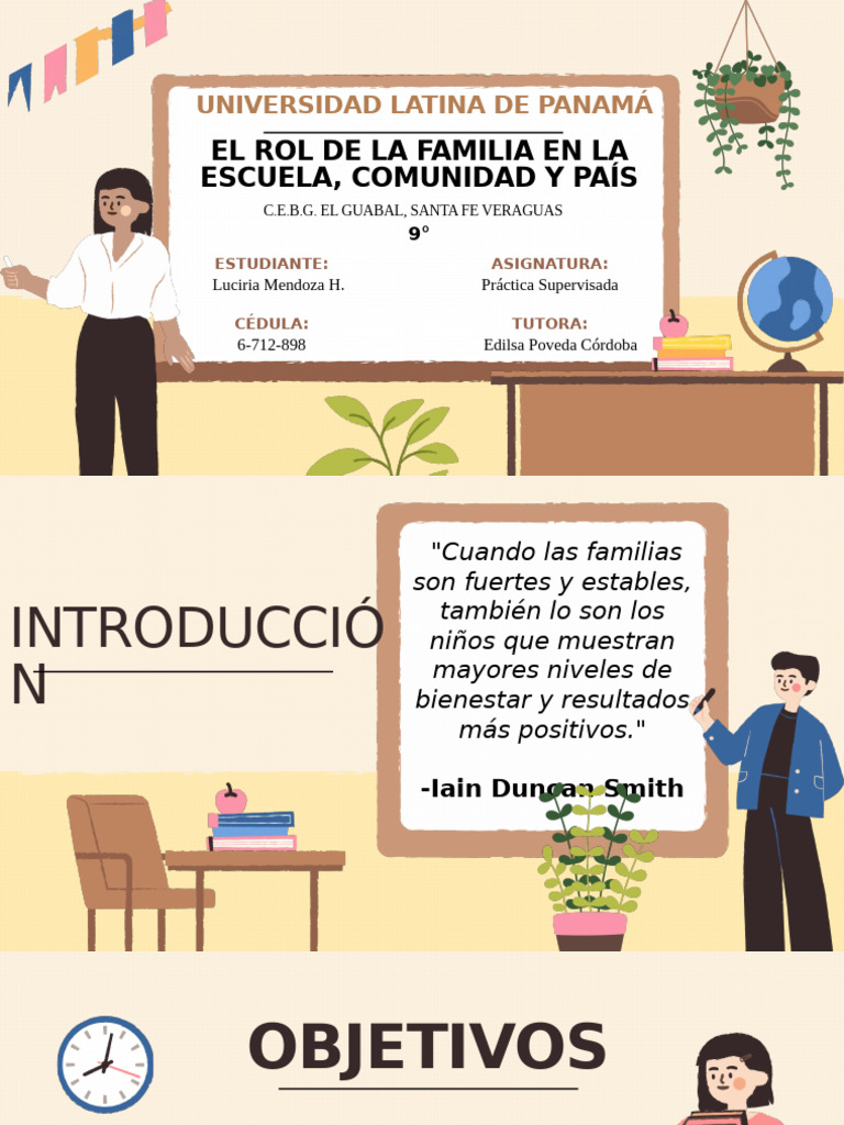 El Rol de La Familia en La Escuela, Comunidad y País | PDF | Escuelas ...