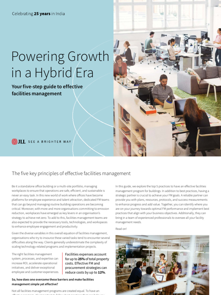Five Steps for Effective Facilities Management | PDF | Efficient Energy ...