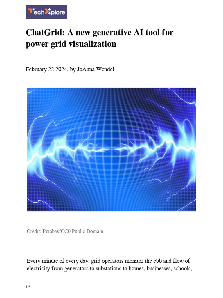 Grid - Chatgrid-Generative-Ai-Tool-Power | PDF | Electrical Grid ...