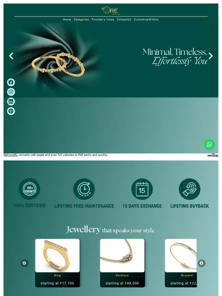 Lightweight Jewellery Design Overview | PDF | Jewellery | Ornaments