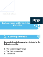 Ecologic Models and Disease Prevention