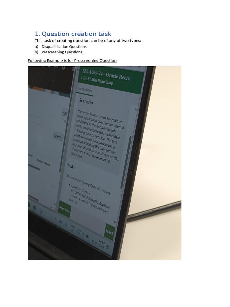 Guide to Creating Recruitment Questions | PDF