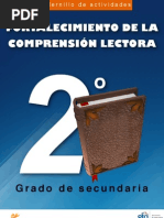 Fortalecimiento de la comprensión lectora  2 Grado Secundaria