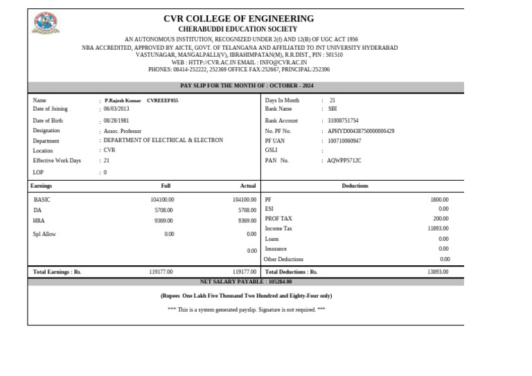 P.Rajesh Kumar CVREEEF055 Oct 2024 | PDF | Economies | Money