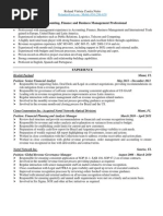 Download Revenue Recognition Finance Manager in USA Resume Roland Correa Netto by RolandCorreaNetto SN84542278 doc pdf