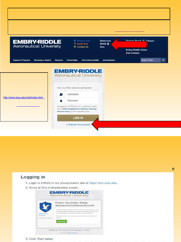 ERNIE Account Activation Guide | PDF