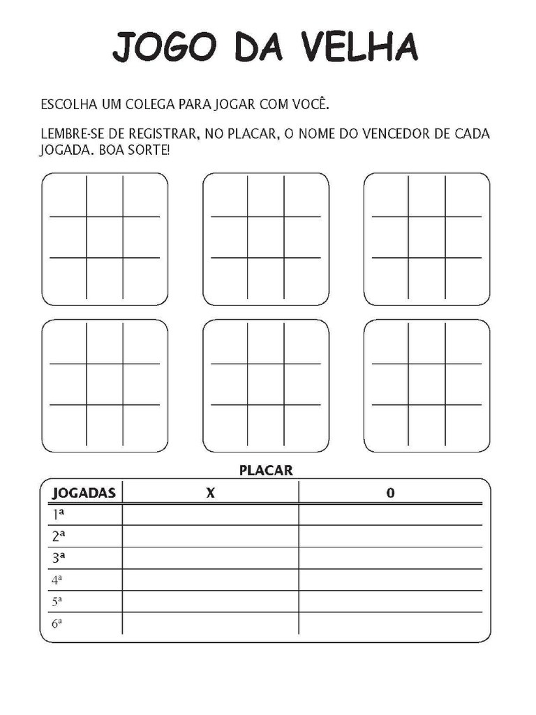 Jogo Da Velha | PDF