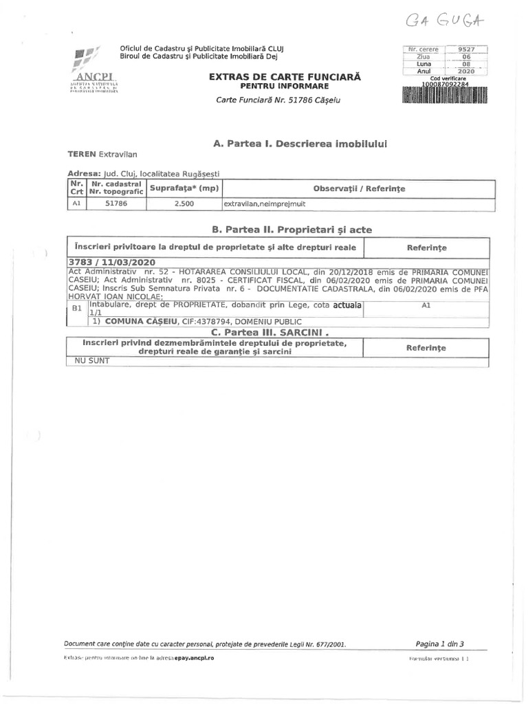 Extras CF - Ga Guga | PDF