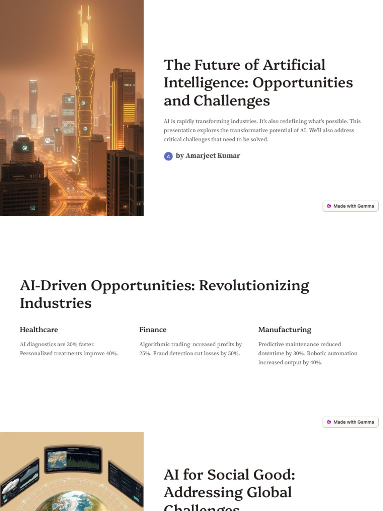 The Future of Artificial Intelligence Opportunities and Challenges ...