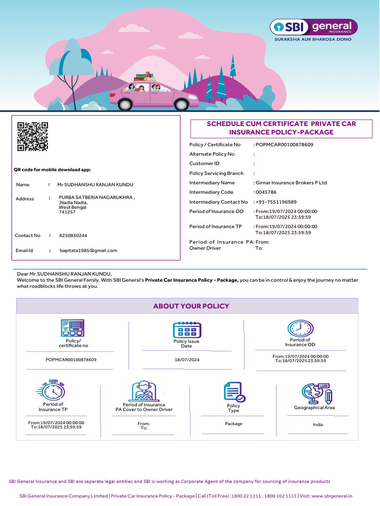 18 07 2024 - Policy - Doc 1 | PDF | Insurance | Financial Services