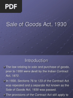 Sale of Goods Act 1930