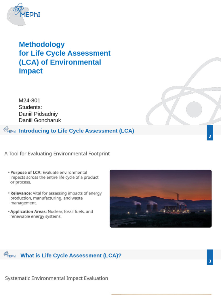 Life Cycle Assessment Methodology Guide | PDF | Life Cycle Assessment ...