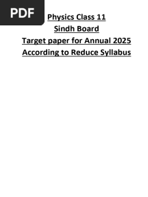 physics 11 Guess paper 2025