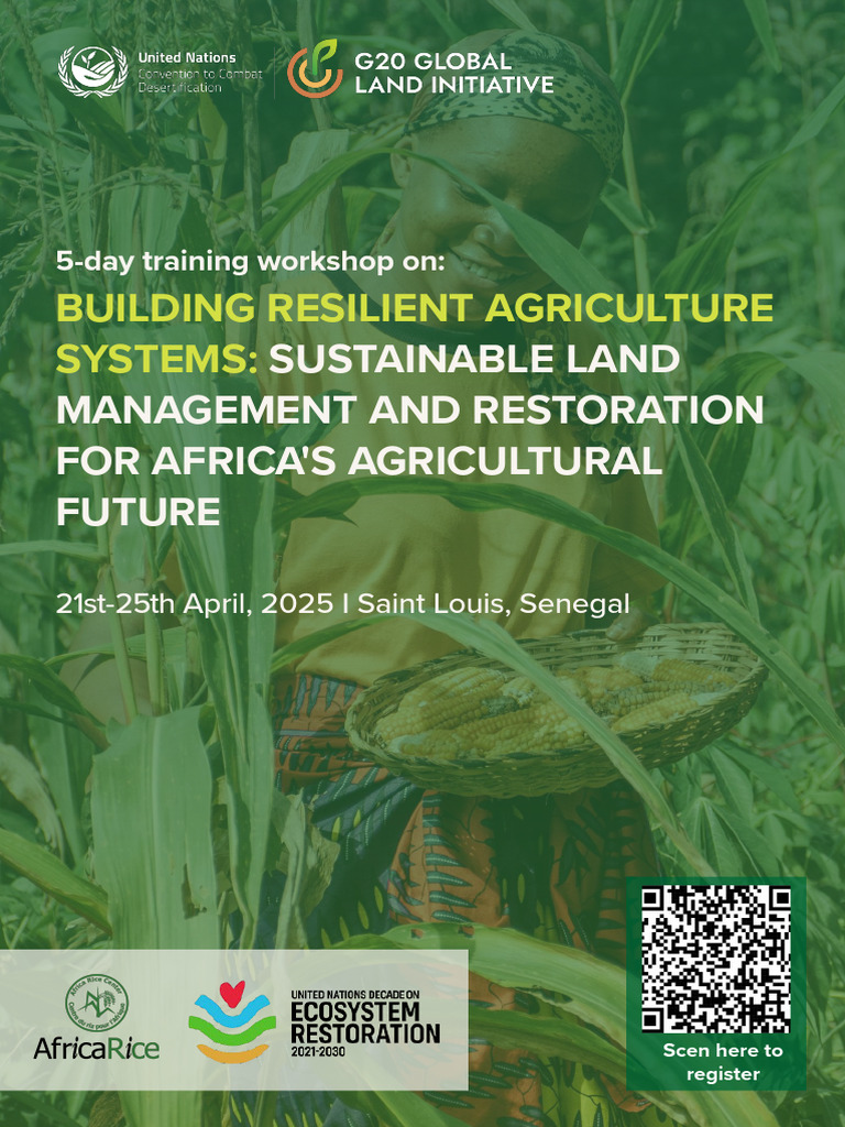 Building Resilient Agriculture Systems Sustainable Land Management And