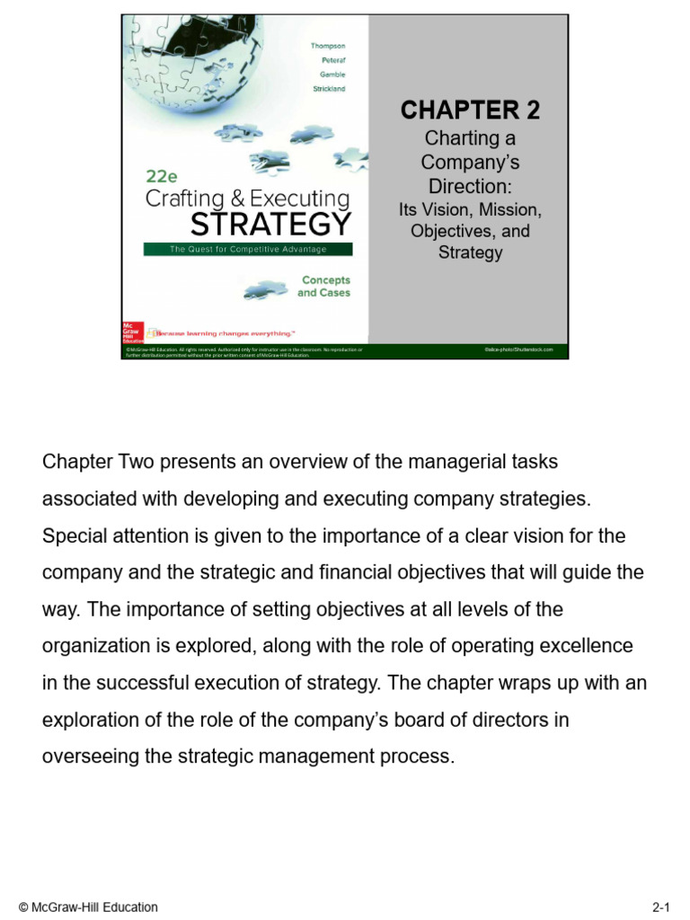 Chap 2 | PDF | Strategic Planning | Strategic Management