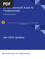 AI-900 Exam Study Guide Overview | PDF | Machine Learning | Artificial ...