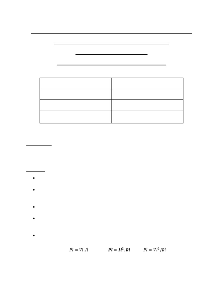 Maximum Power Transfer Lab Report | PDF | Resistor | Electrical Engineering