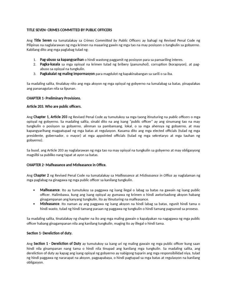 Article 203-222 Tagalog | PDF