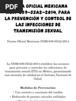 Norma NOM-039-SSA2-2014 sobre ITS | PDF | Infección transmitida ...