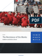 Resistance of The Monks in Burma