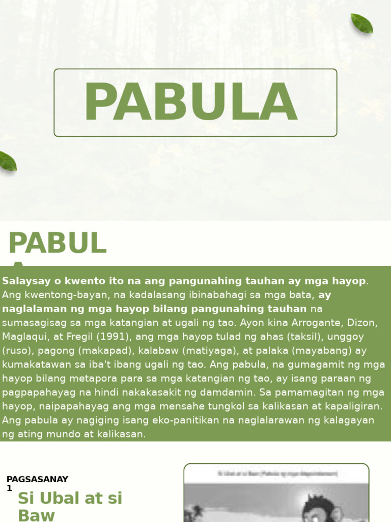 Group Pabula | PDF
