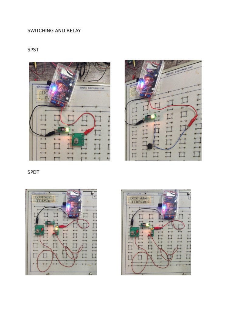 Switching and Relay Basics | PDF