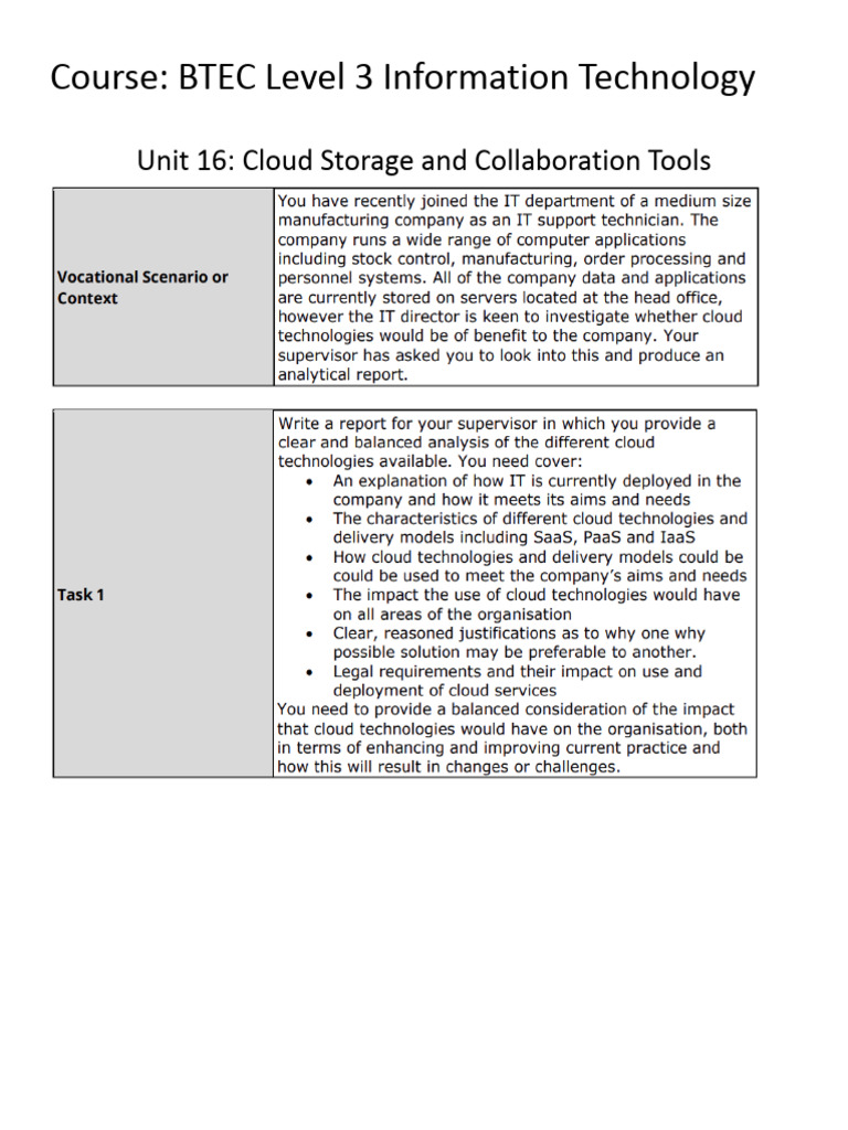 Cloud Storage & Collaboration Tools Overview | PDF | Cloud Computing ...