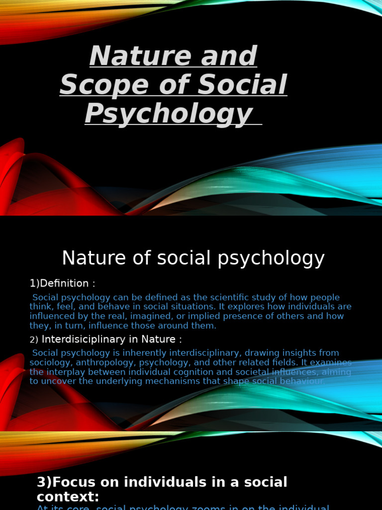 Understanding Social Psychology Basics | PDF | Social Psychology ...