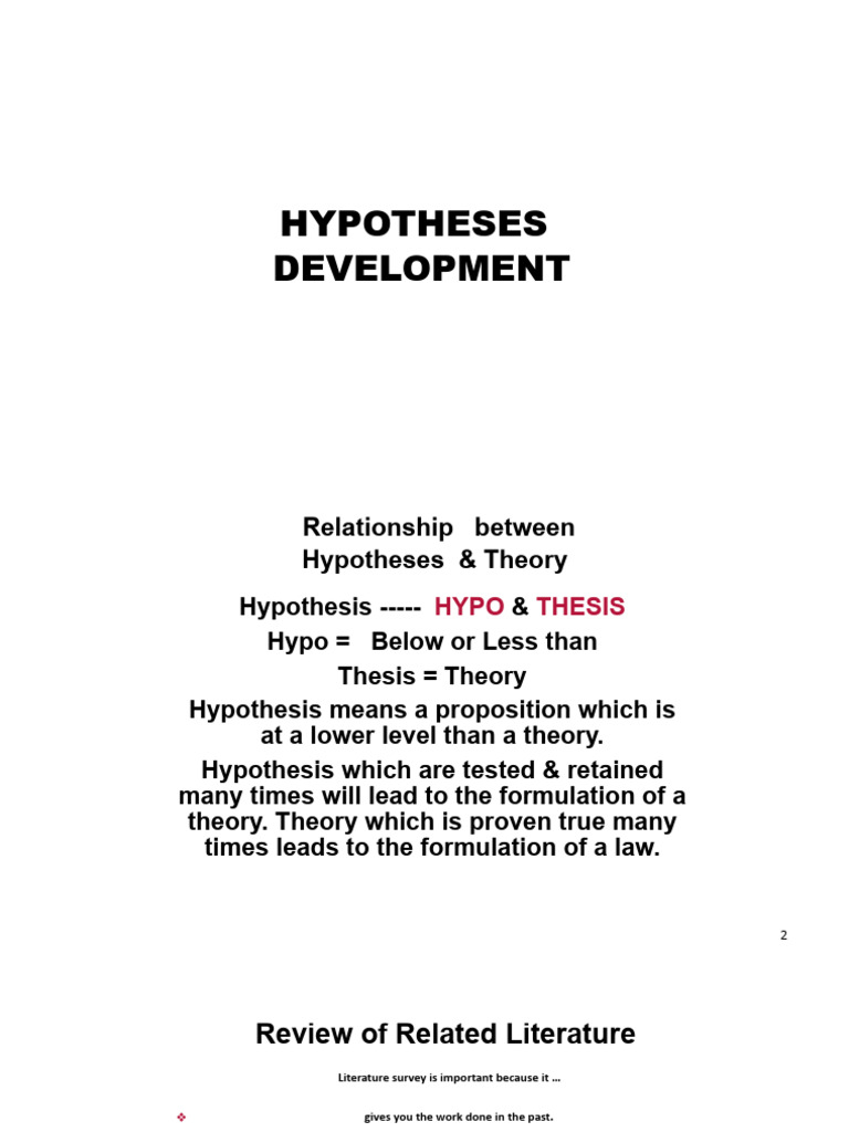 Understanding Hypotheses in Research | PDF | Hypothesis | Cost Of Living