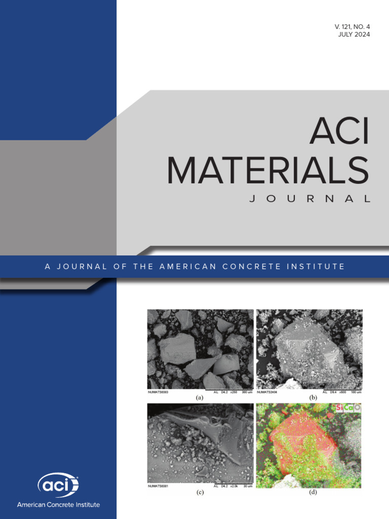 ACI Materials Journal - July-2024-V.-121-No.-4 (1) 3 | PDF