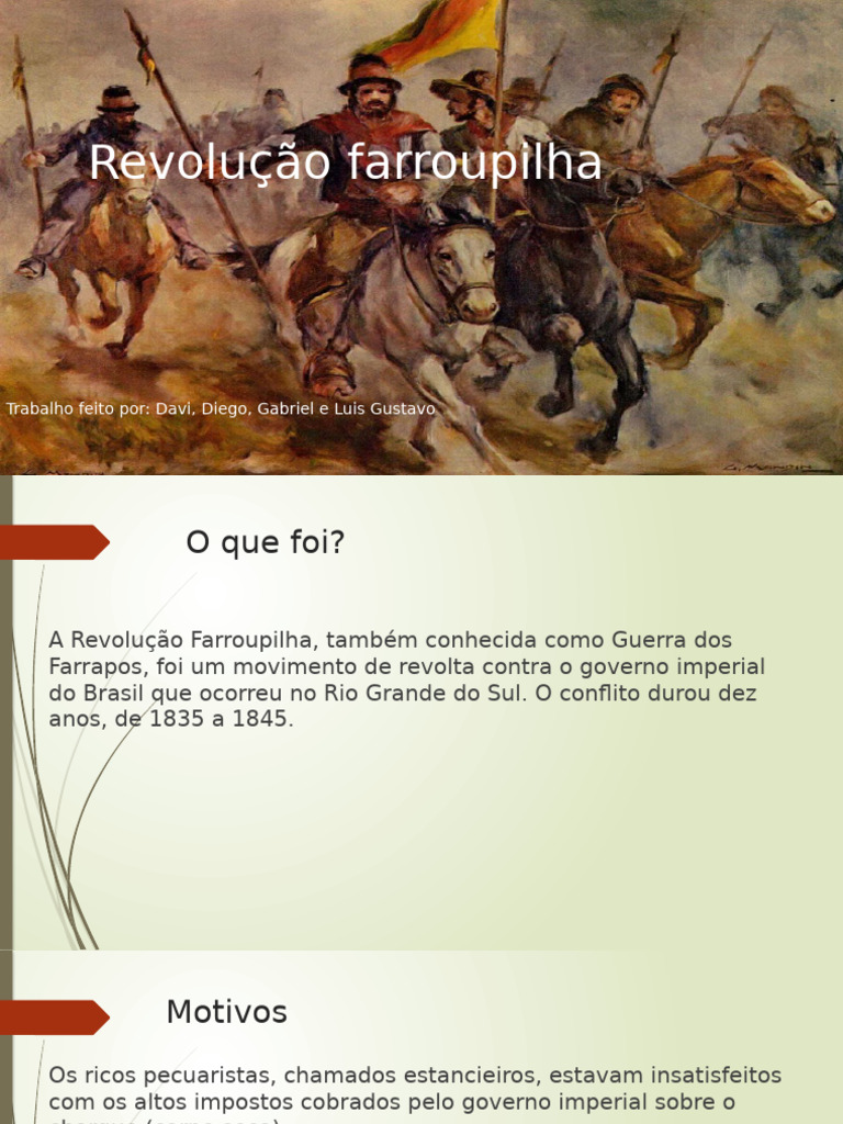 Revolução Farroupilha | PDF