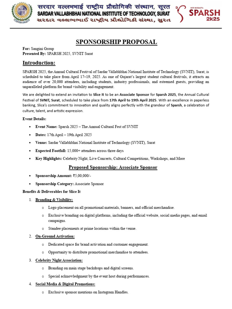 Slice Associate Sponsor | PDF