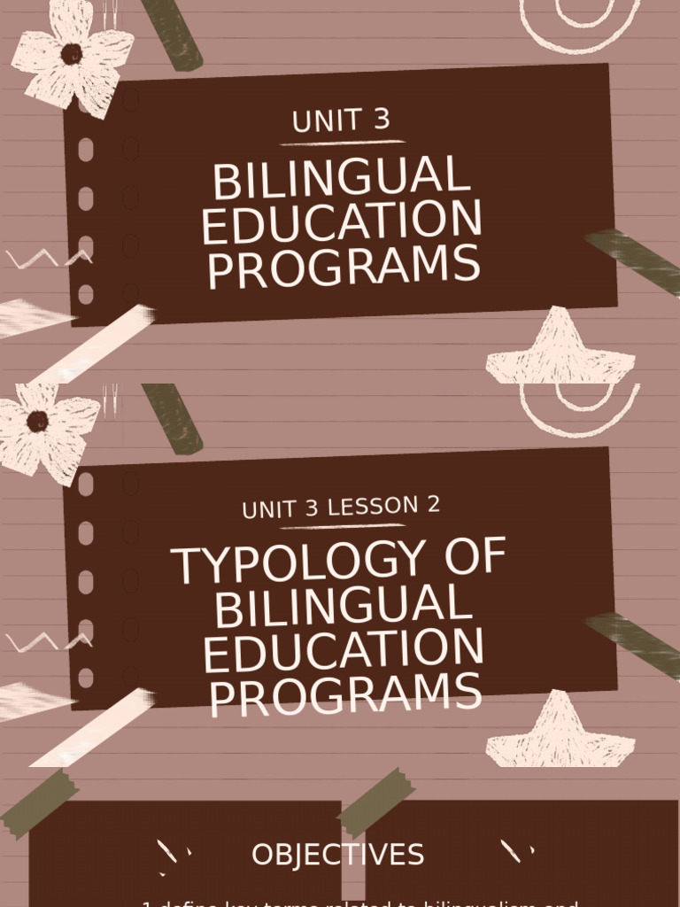 Bilingual Education Program Typology | PDF | Multilingualism | Foreign ...