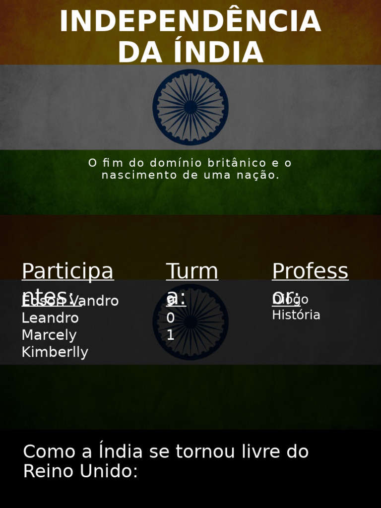 Independência da Índia: História e Líderes | PDF