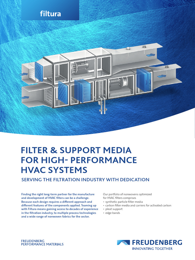 HVAC Filter Media Solutions by Filtura | PDF | Nonwoven Fabric | Filtration