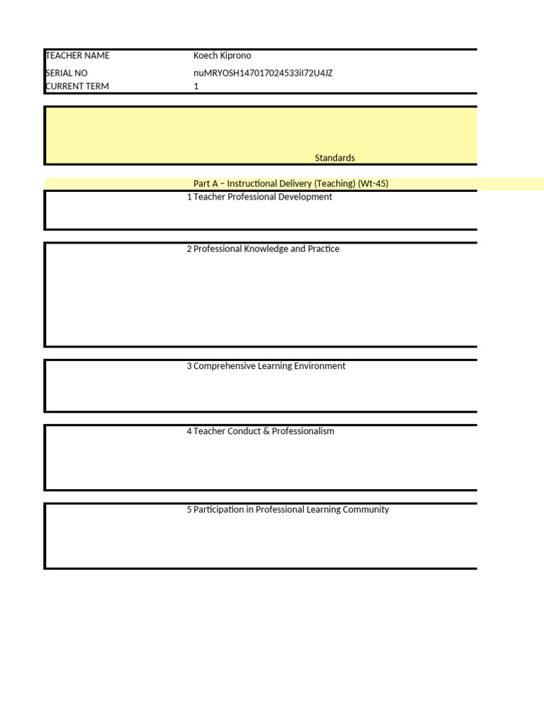 Teacher Professional Development Plan | PDF | Learning | Individualized ...