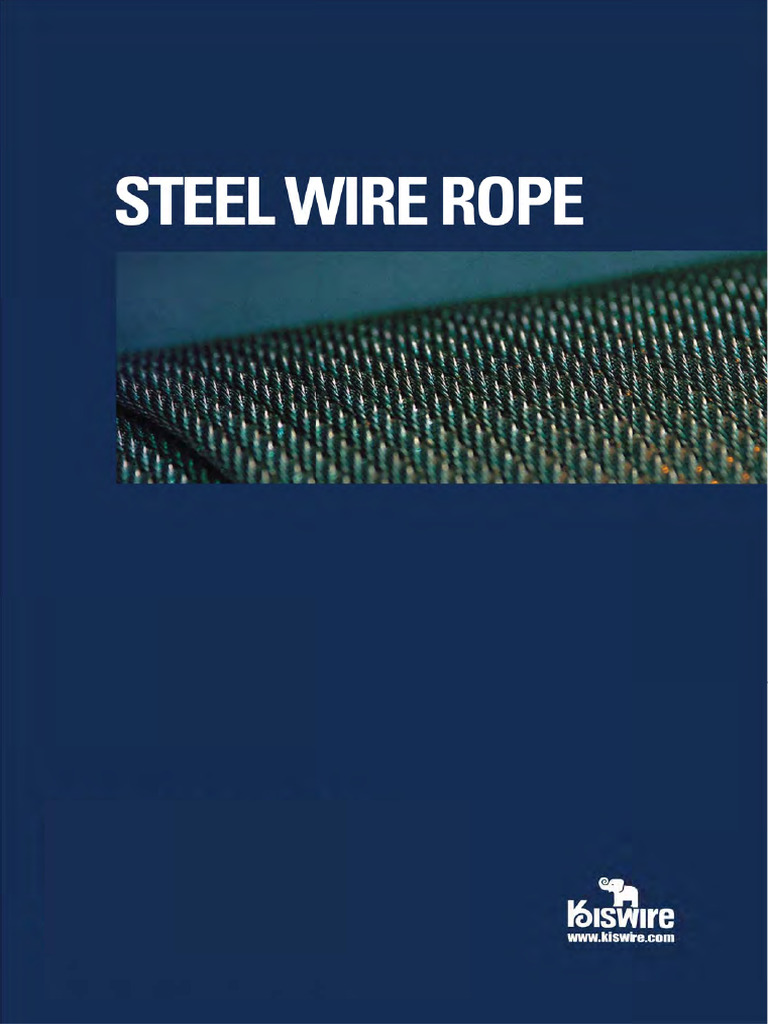 KISWIRE Wire Rope Catalogue Overview | PDF | Rope | Wire