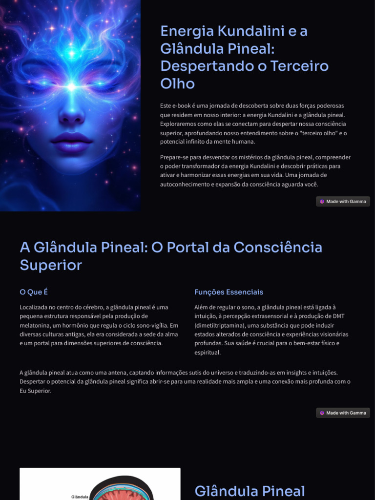 Kundalini e Glândula Pineal: Despertar Interior | PDF | Kundalini | Chacra
