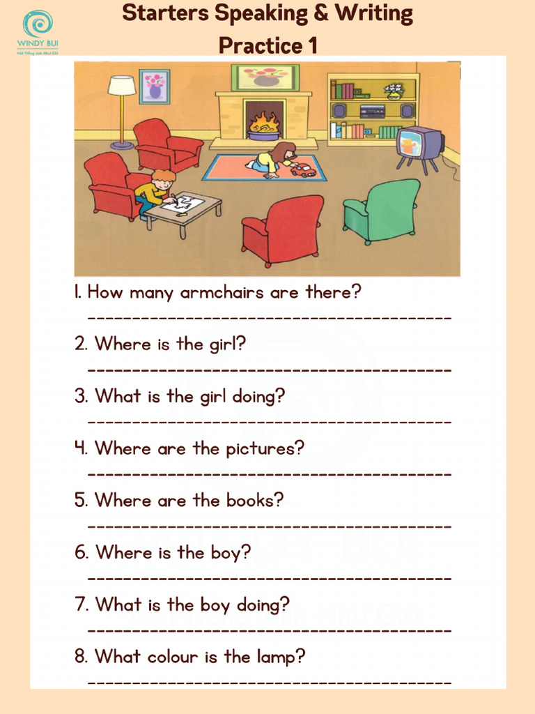 Starters Speaking 20 Bài by Windy Bui (L) | PDF